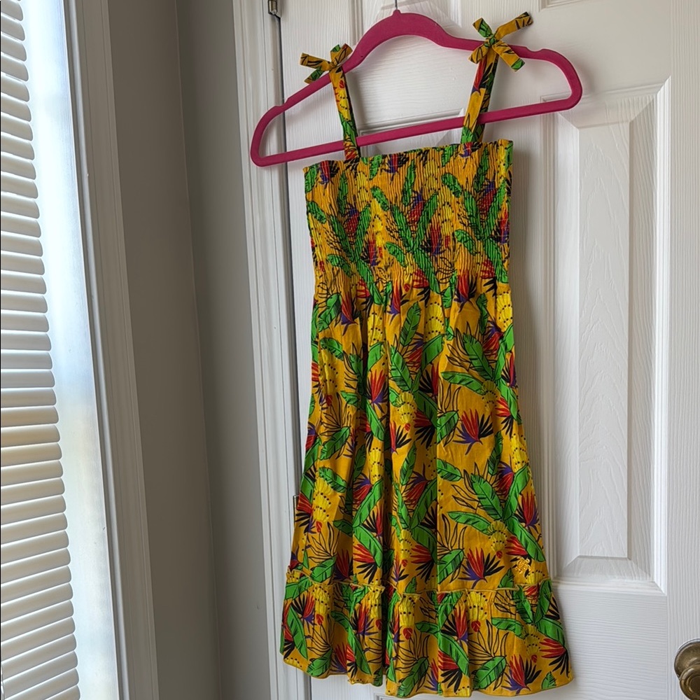 Vilebrequin Yellow Green Sundress Sleeveless Casual